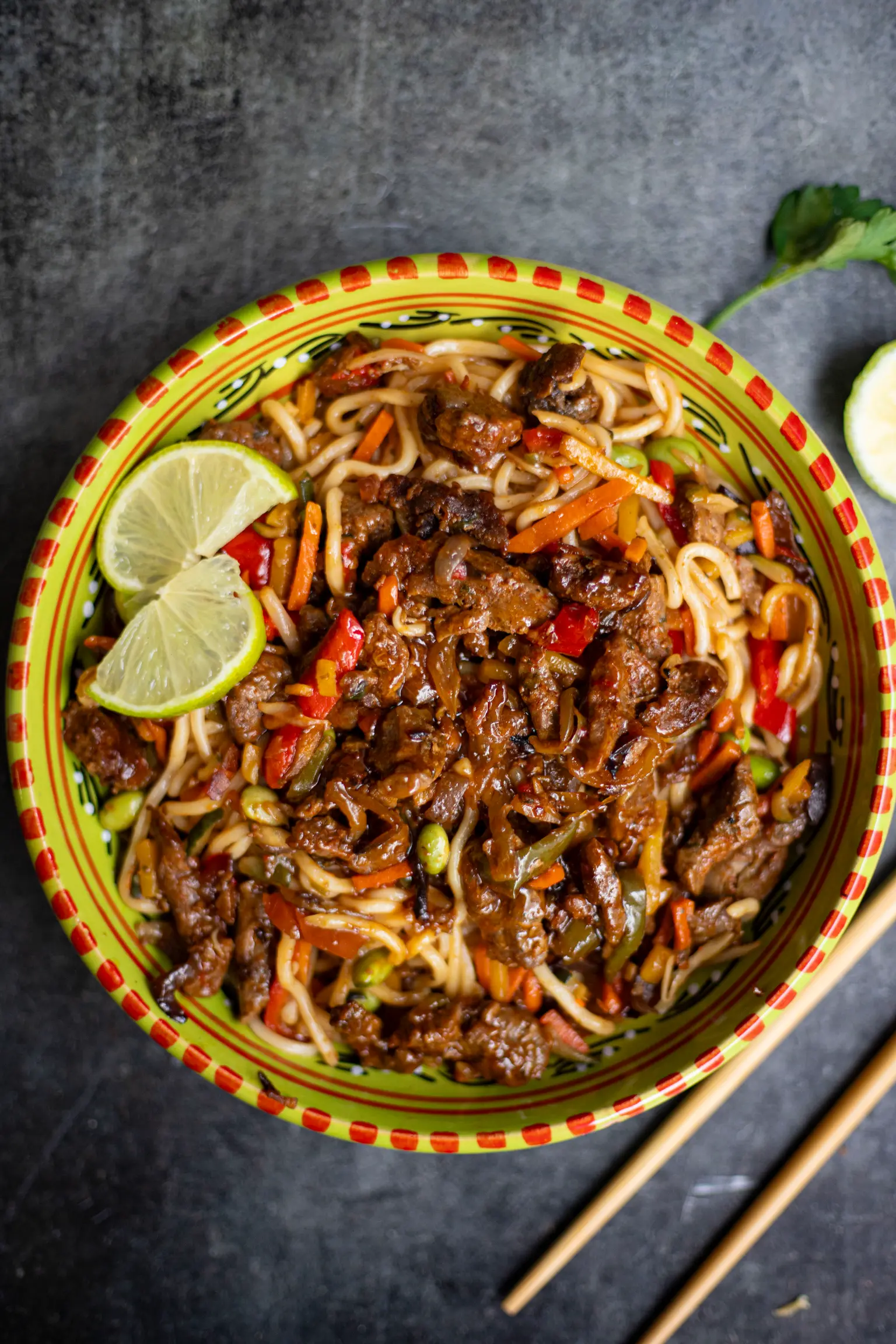 nouilles sautées