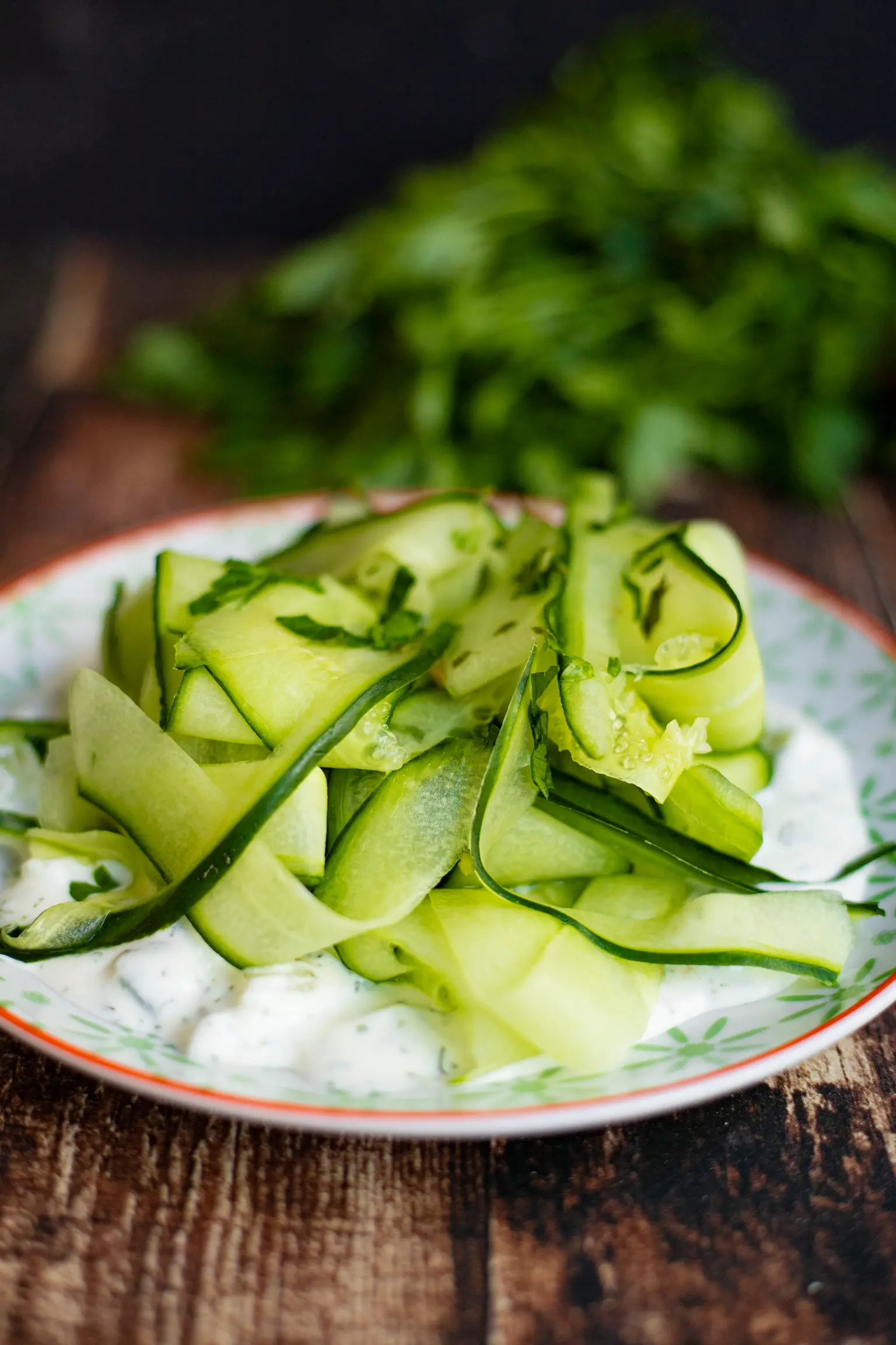 salade concombre