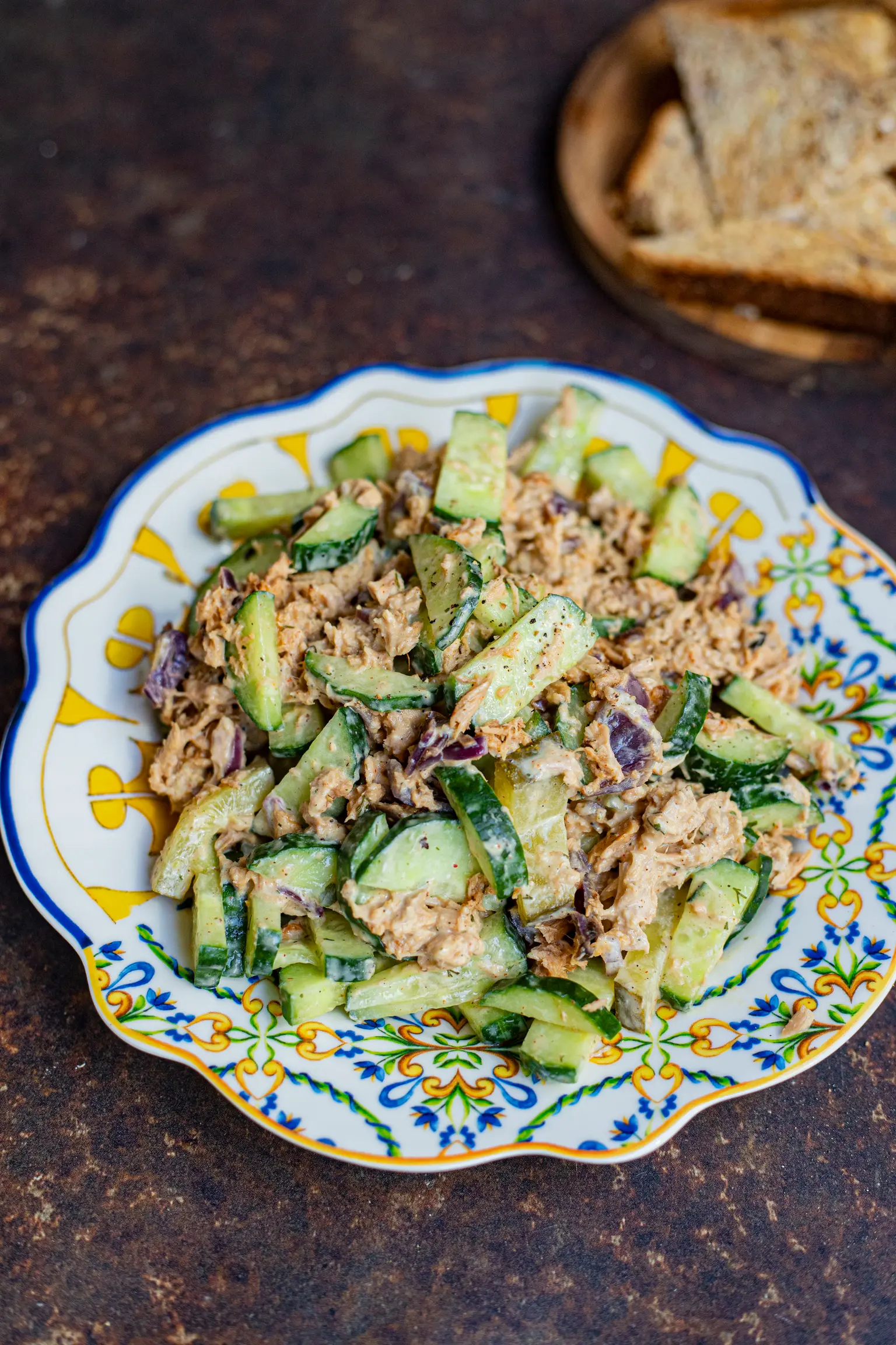 salade thon concombre