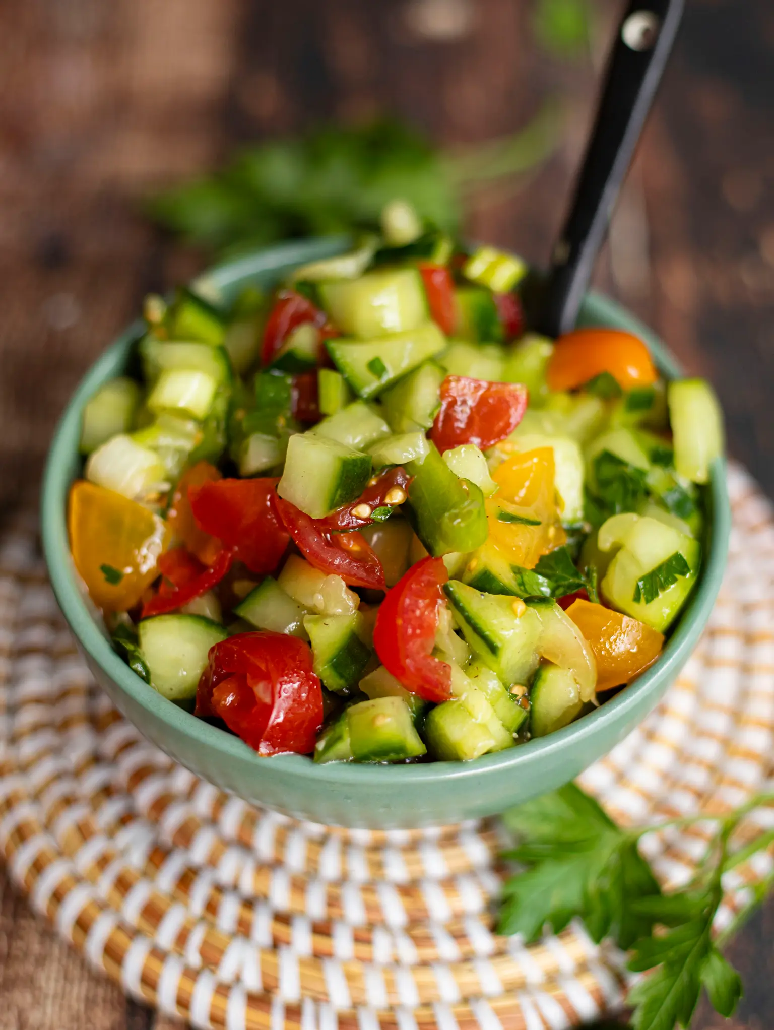 salade concombre