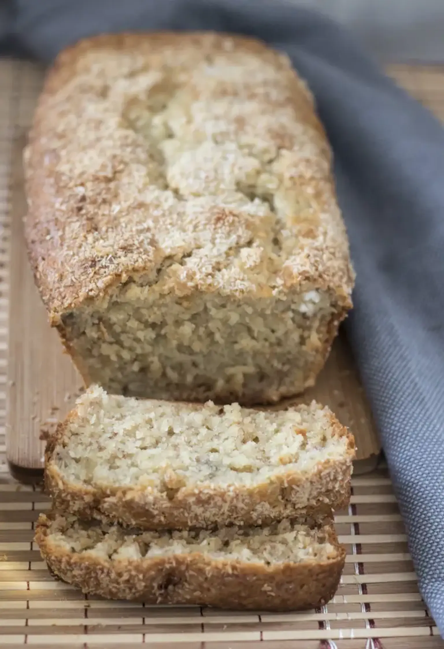 gateau à la banane et farine de coco